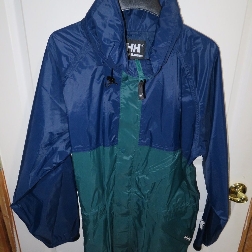 90s/2000s Helly Hansen Helly-Tech Packable Rain J… - image 1